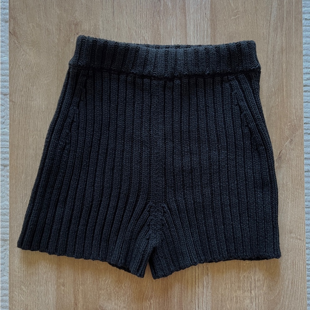 Knotty Ones Pilnatis Cotton Shorts - Size S/M - Black